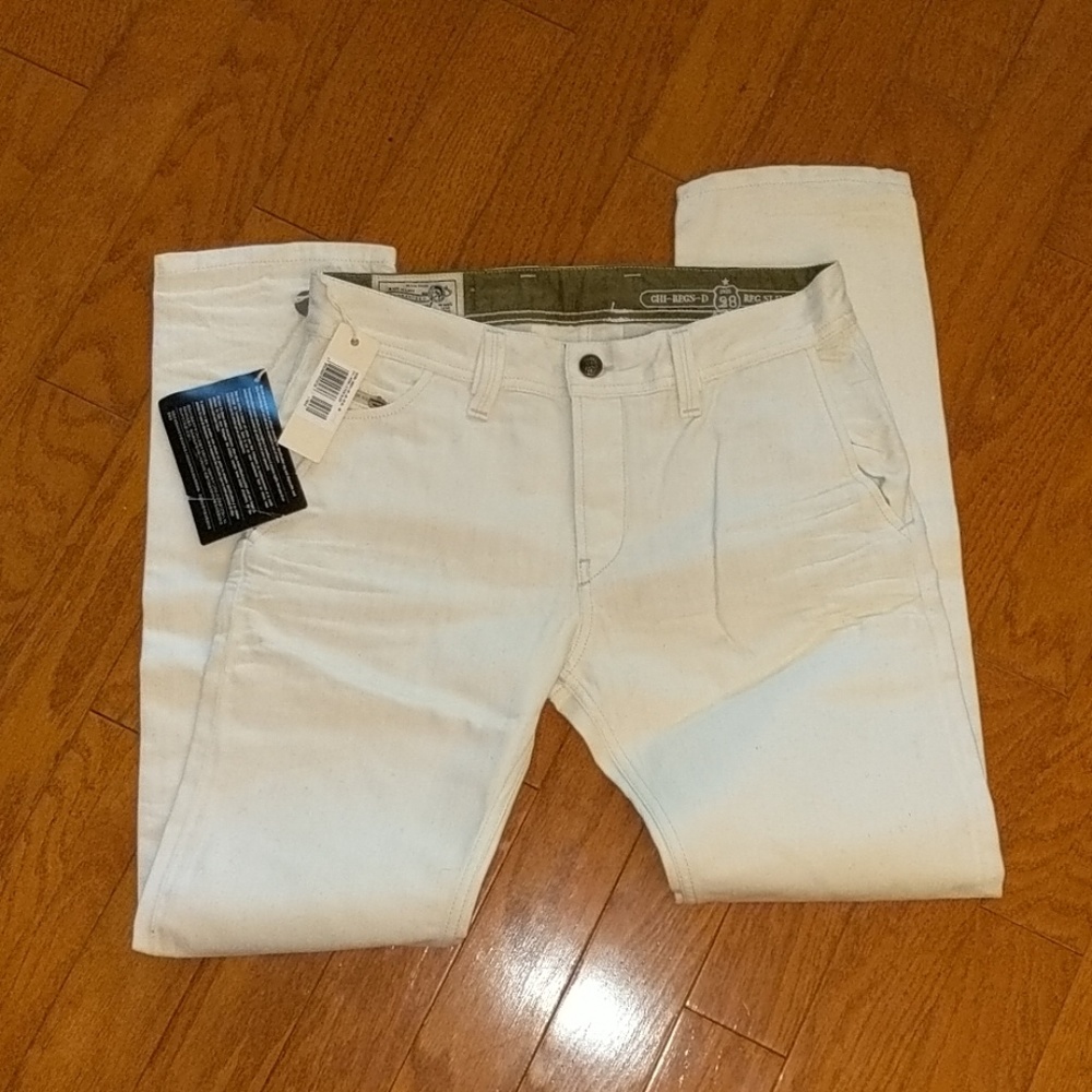 Diesel NWT white pants 28